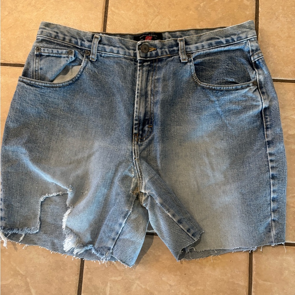 Vintage Y2K Distressed‎ American Eagle Denim Shorts
